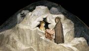 The Hermit Zosimus Giving a Cloak to Magdalene Giotto